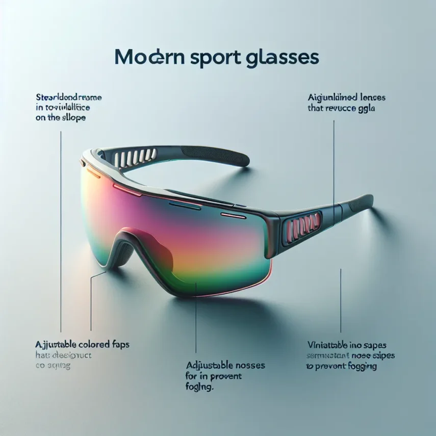 Nowoczesne okulary sportowe dla perfekcyjnej widoczności na stoku